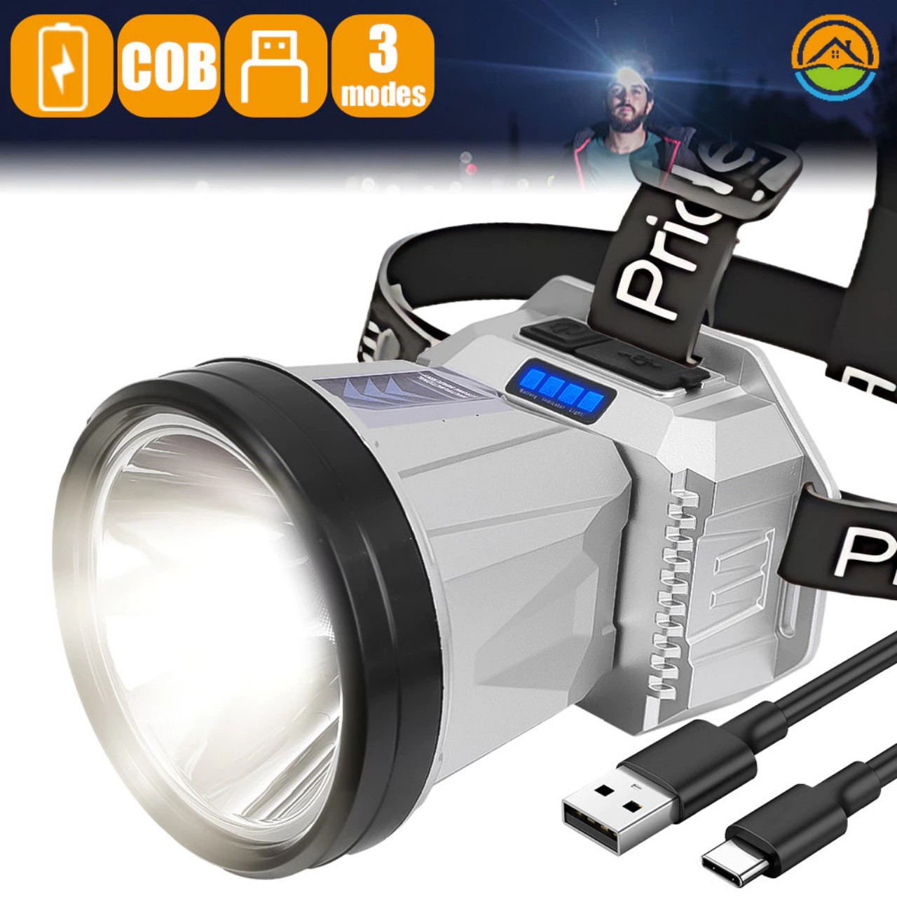 Đen Pin Đội Đầu Siêu Sáng Loại Tốt: Pin Cực Trâu, Sạc Lại Cho Điện Thoại - Sự Lựa Chọn Đỉnh Cao Công Nghệ