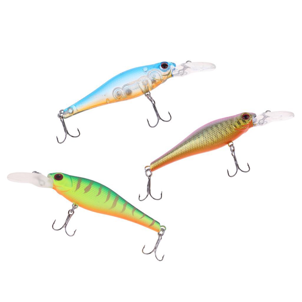 Premium Minnow Fishing Lures Hard Artificial Bait Crankbait Fishing Rigs Bait Fishing Tackle Equipment