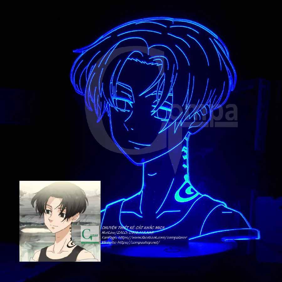 Đèn Ngủ ANIME LED 3D Tokyo Revengers Manjiro Sano Mikey Type 07 ATKR0107 16 màu tùy chỉnh