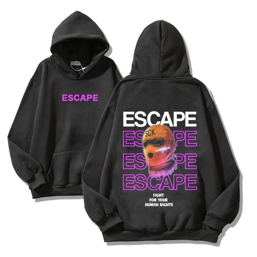 ÁO HOODIE FORM RỘNG NAM NỮ ESCAPE