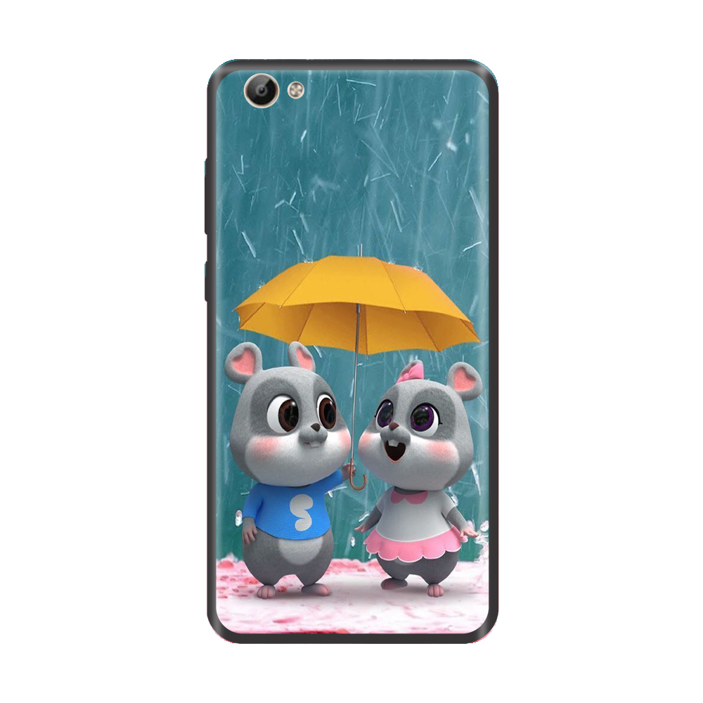 Ốp lưng TPU viền dẻo cho điện thoại VIVO Y66 Hình Chuột Tết 2020 Mẫu 14