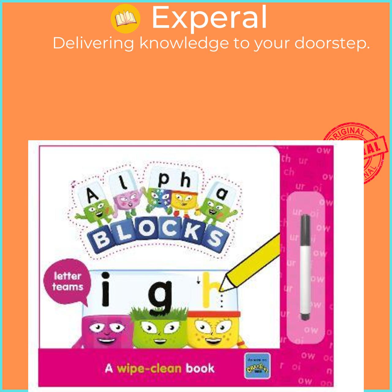 Sách - Alphablocks Letter Teams: A Wipe-Clean Book by Sweet Cherry Publishing