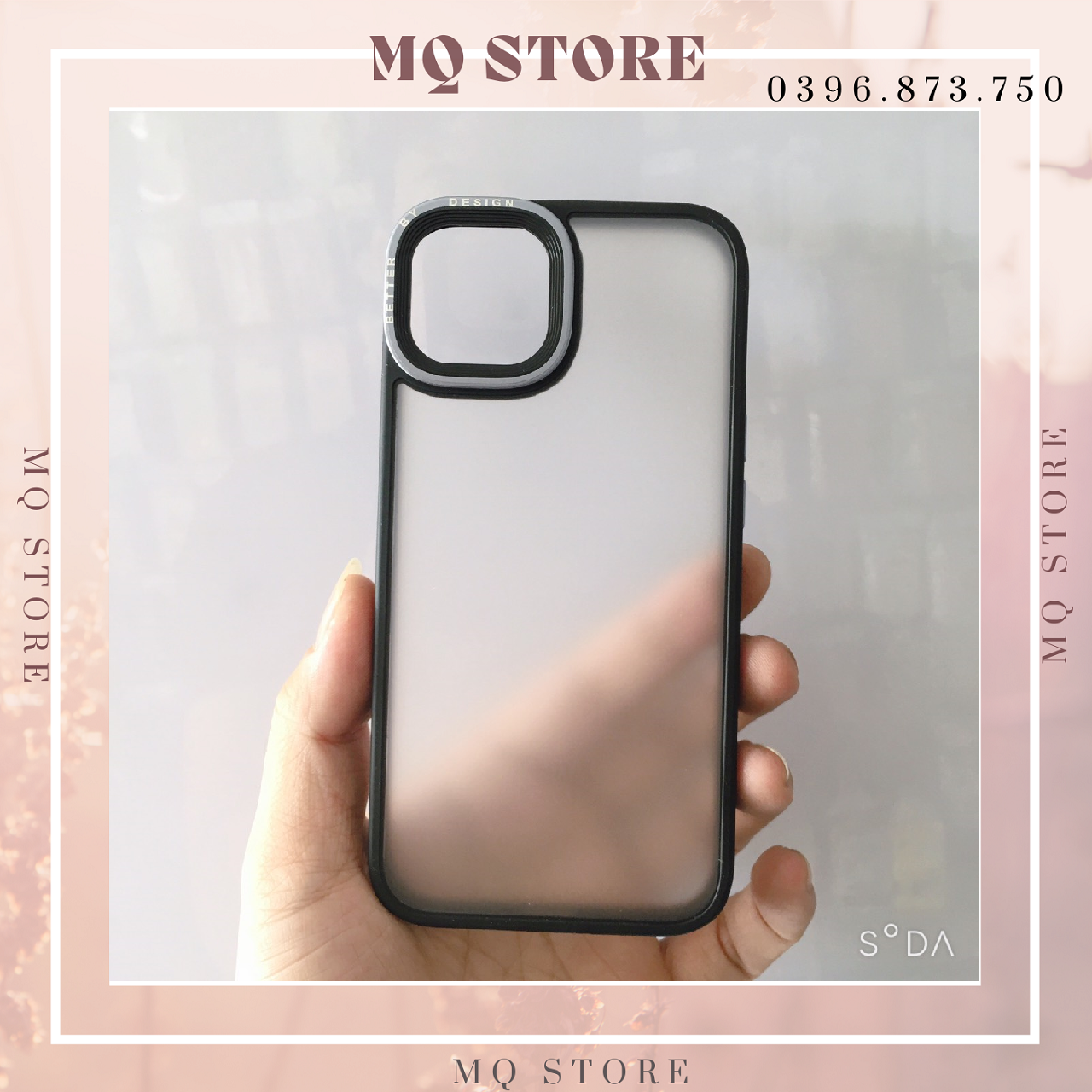 Ốp lưng nhám viền màu chống sốc  dành cho iPhone 13, 13 Pro Max