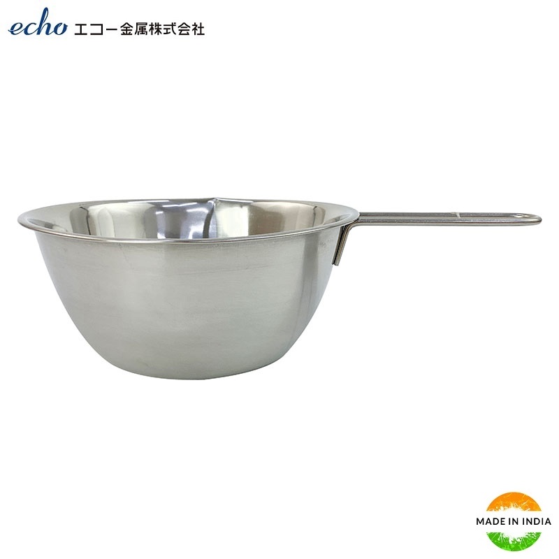 Tô inox có tay cầm Echo Metal Ø13cm - Hàng nội địa Nhật Bản nhập khẩu chính hãng