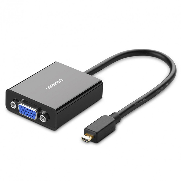 Cáp chuyển đổi Micro HDMI to VGA Ugreen 40268 - Hàng Chính Hãng