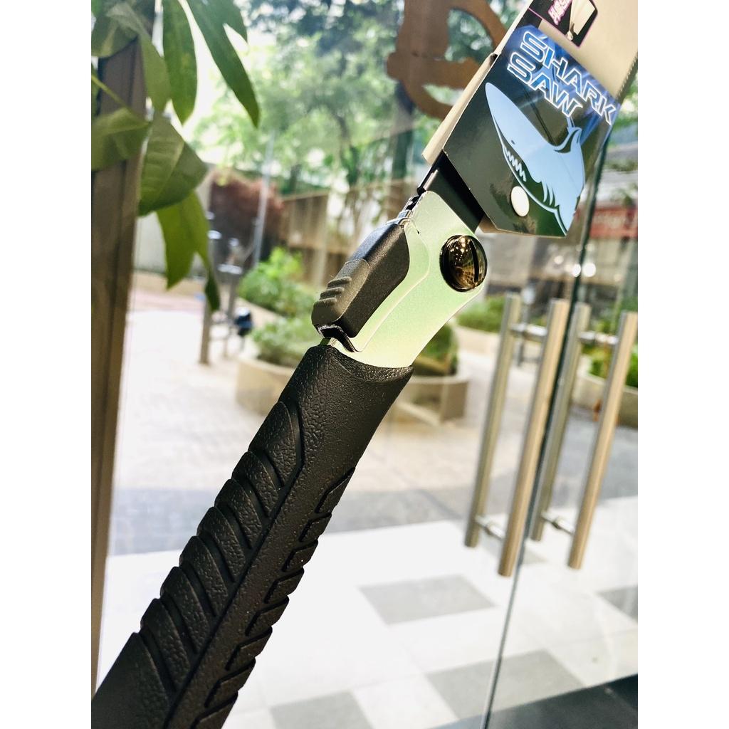 Cưa gỗ Cầm Tay Takagi Shark Saw Foldable KATABA 265mm - Loại Gấp | Bước Răng Cưa Nhỏ, Thép SK-85, Cán Bọc Su Mềm, Lưỡi Thay Thế