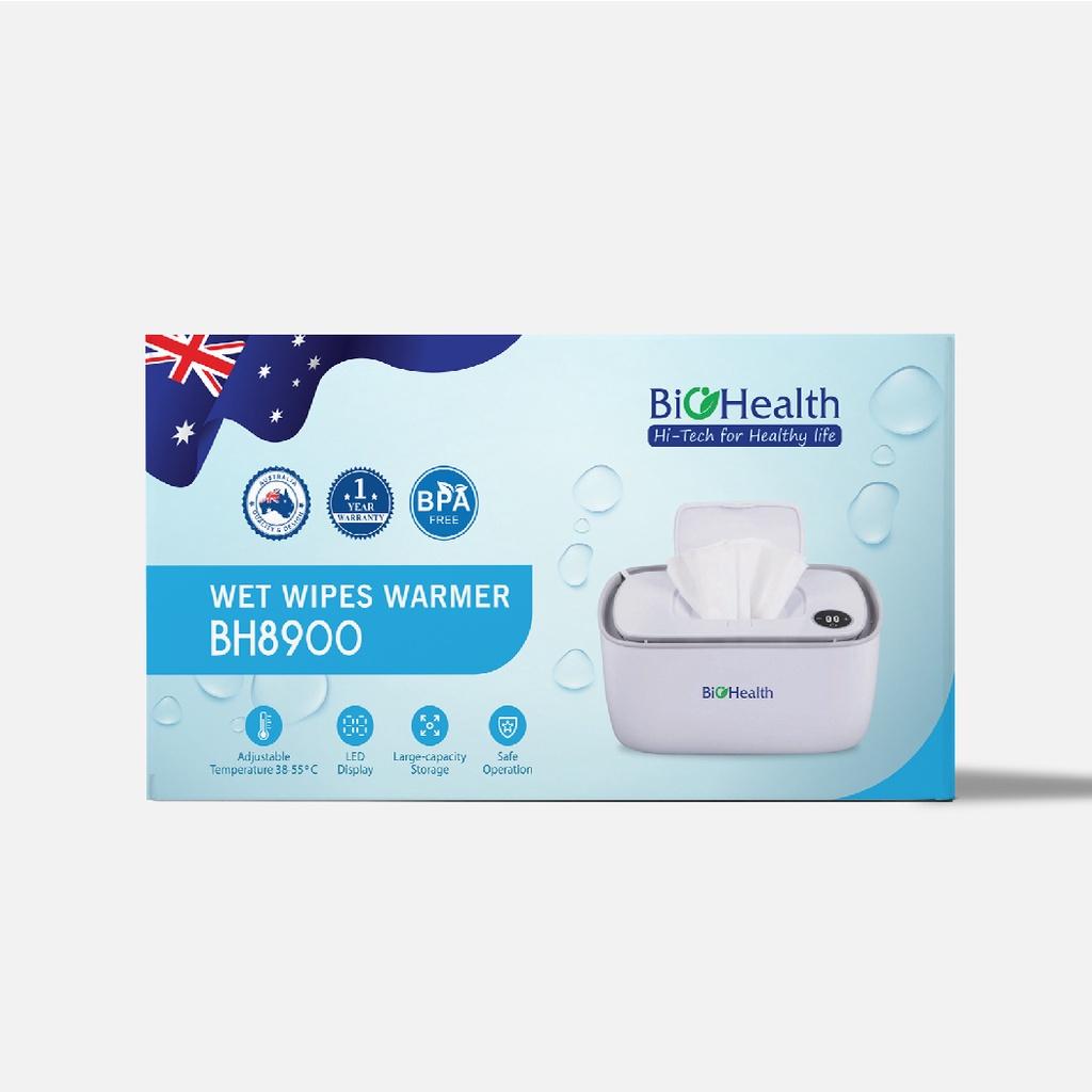 Máy làm ấm khăn ướt BioHealth BH8900 công nghệ làm nóng 3 chiều giúp khăn ấm đồng đều, nhiệt độ tùy chỉnh đến 50 độ C