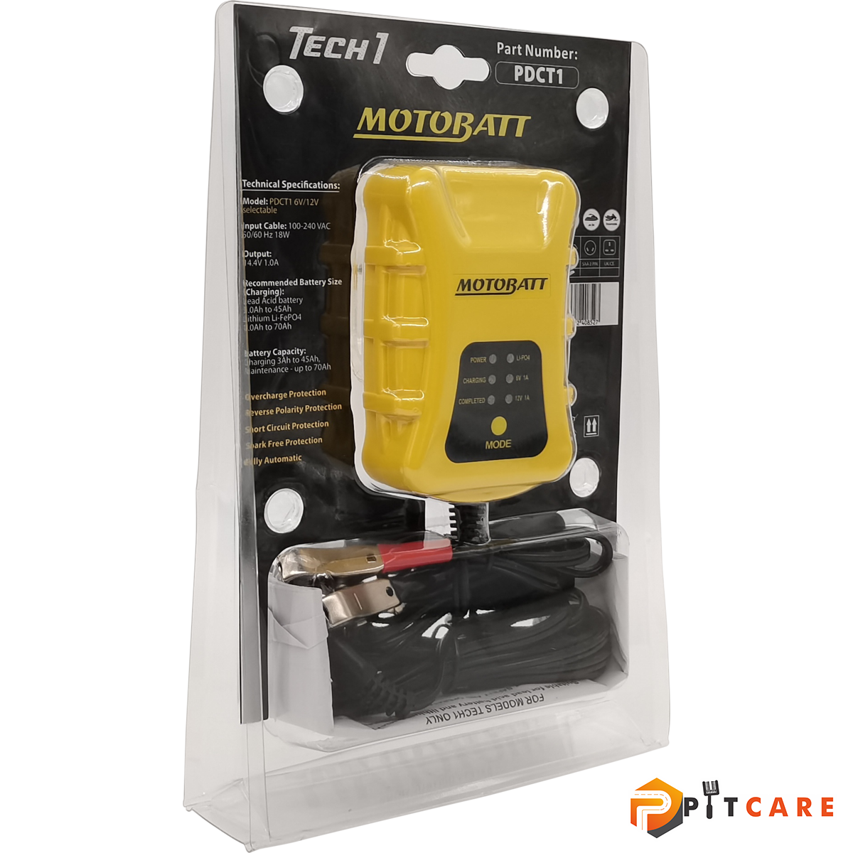 Sạc Bình Ắc Quy Tự Động MotoBatt PDCT1 EU Chính Hãng USA Bảo Hành 6 Tháng