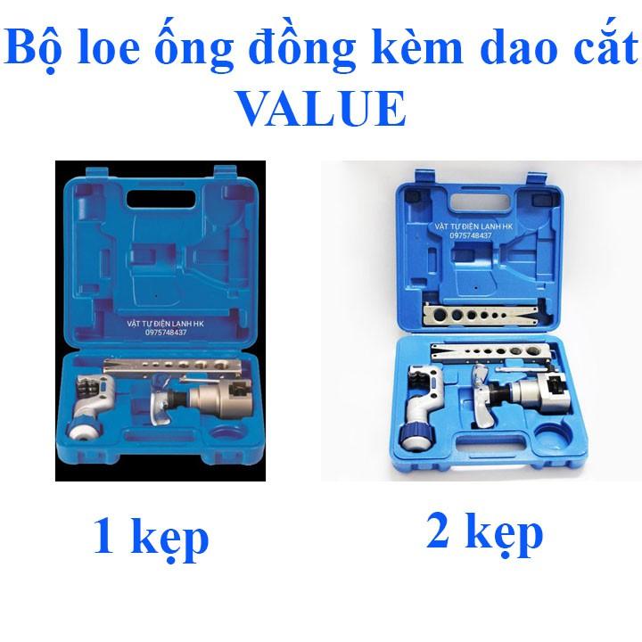 BỘ LÃ LOE ỐNG ĐỒNG LỆCH TÂM VALUE kèm DAO CẮT VFT-808-IS 1 KẸP - VFT-808-MIS 2 kẹp