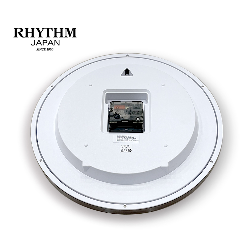 Đồng hồ Rhythm CMG595NR06 – KT 31.0 x 4.5cm/735g, vỏ nhựa, dùng Pin.