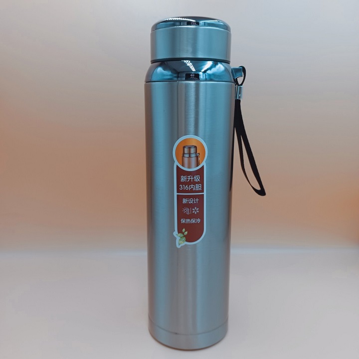 Bình Giữ Nhiệt 1000 ml INOX SUS 316 kiểu dáng thể thao, giữ nóng lạnh tốt, Có Tấm Lọc, Giữ Nhiệt Lên Đến 24 Tiếng