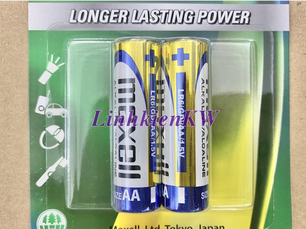 Pin Tiểu Maxell 2A 1.5V Loại Xịn Japan Mới, Chính gốc 100%.