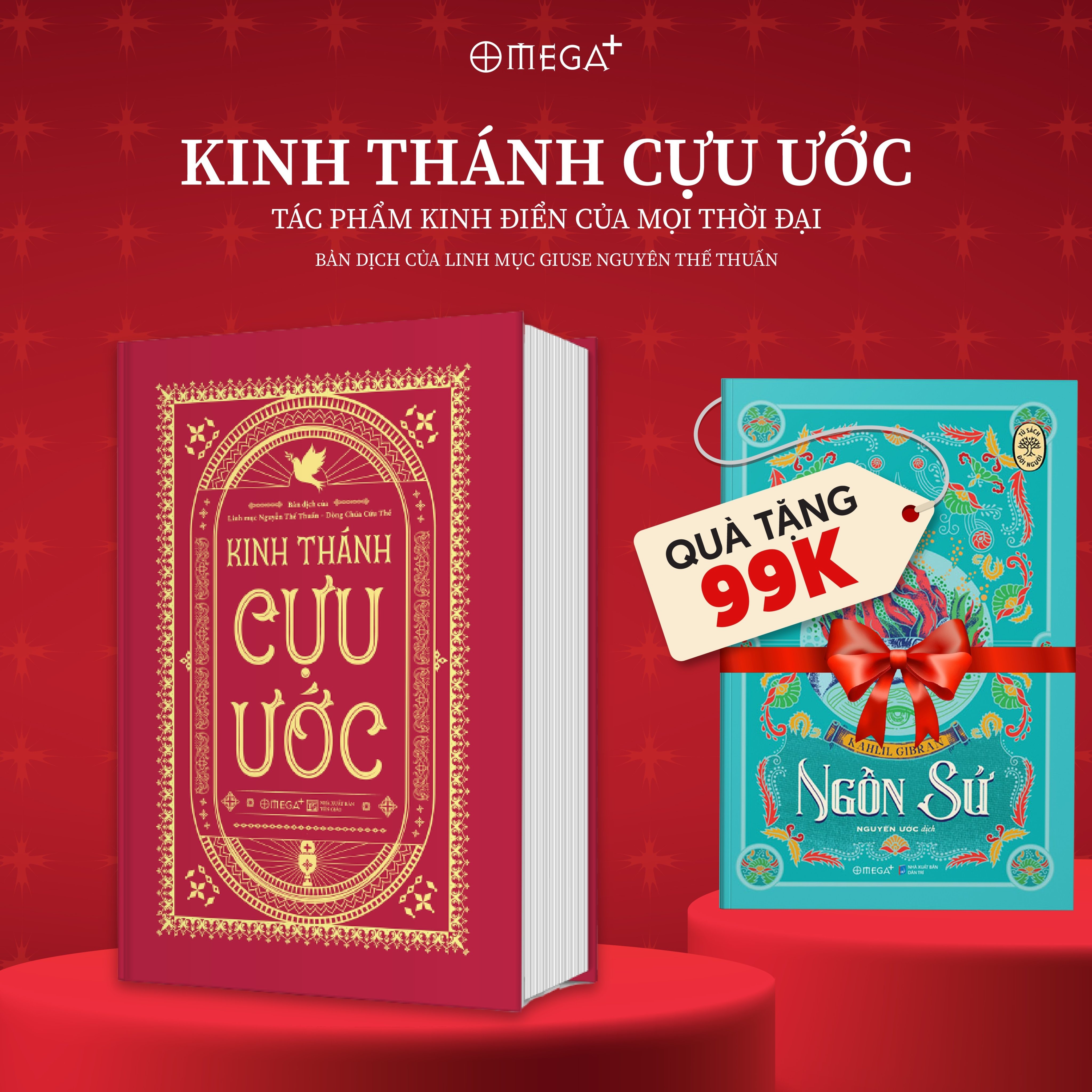 (Bìa cứng bọc giấy mỹ thuật giả vải) KINH THÁNH CỰU ƯỚC - Linh mục Giuse Nguyễn Thế Thuấn dịch - Omega Plus – NXB Tôn Giáo