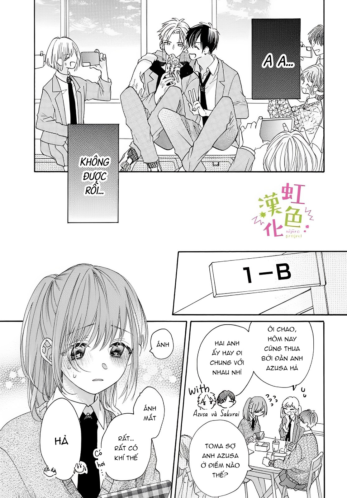 đàn anh azusa và bé táo chapter 1.1 6