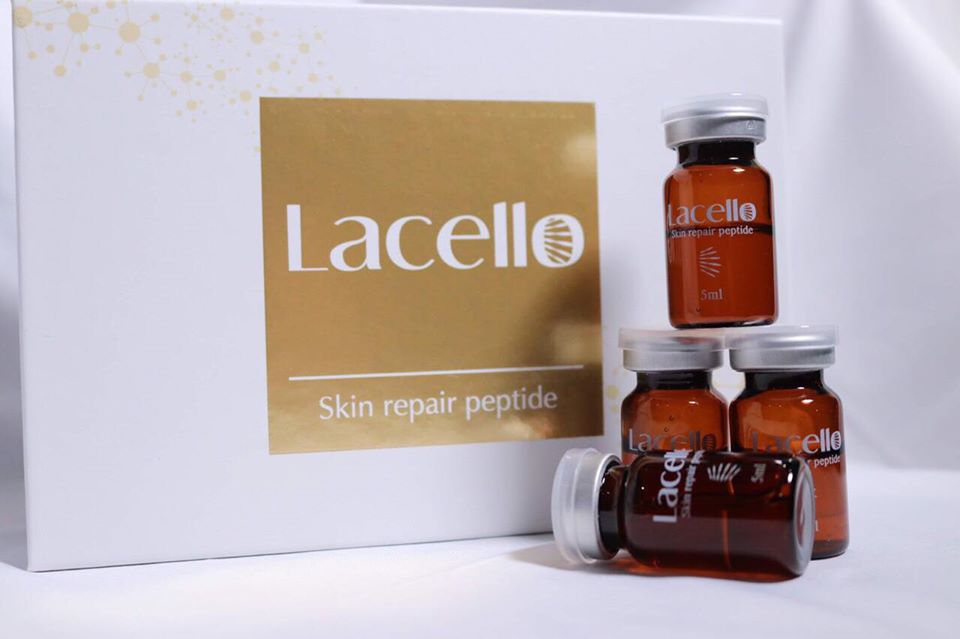 Serum Tái Tạo Da Tế Bào Gốc Lacello Skin Repair Peptide Hộp 12 Lọ (5ml/ống)