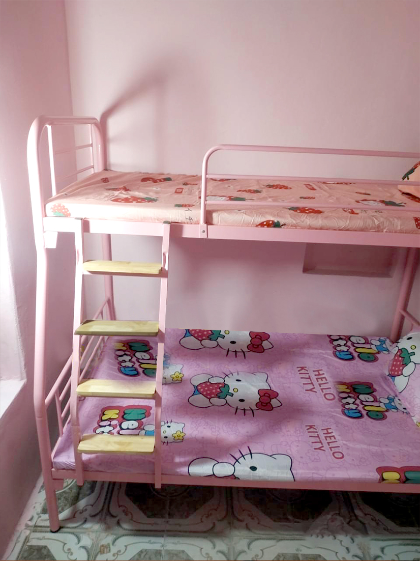 Giường sắt hai tầng hộp 48 sắt dày CAO CẤP nhiều kích thước