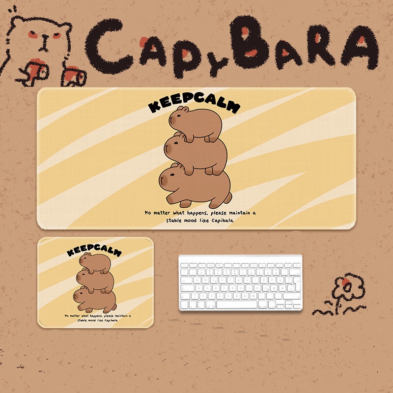 Miếng Lót Chuột Capypara Chuột Lang Nước Kurumi Hoạt Hình Cute Nhiều Size Mouse Pad HotTrend_ Hàng Chính Hãng
