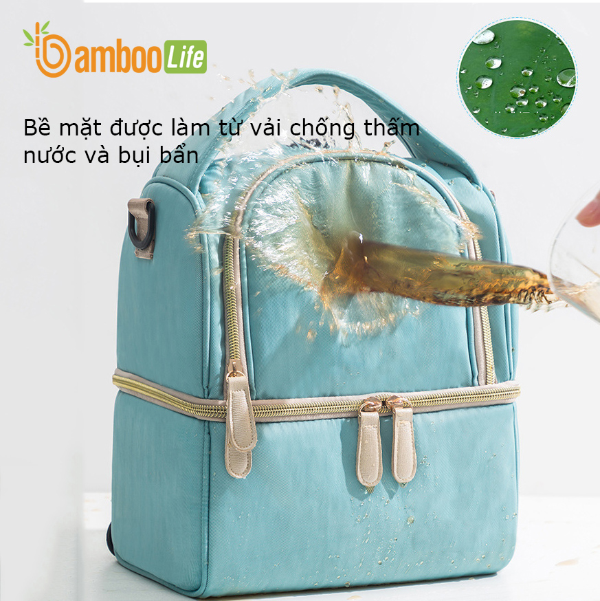 Balo bỉm sữa cho mẹ và bé giữ nhiệt Bamboo Life BL084 hàng chính hãng Túi đựng đồ bỉm sữa mẹ bé giữ nhiệt bảo quản sữa