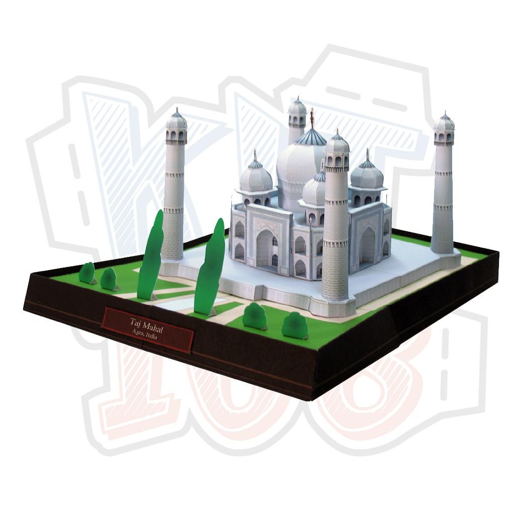 Mô hình giấy kiến trúc Lăng mộ Ấn Độ Taj Mahal – India