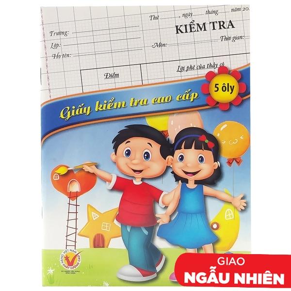 Bộ 3 Giấy Kiểm Tra Cao Cấp 5 Ôly- Cnclc Đl 80 (Đóng Cuốn)