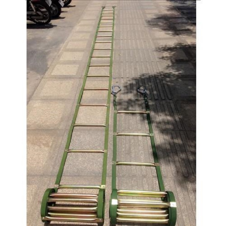 THANG DÂY THOÁT HIỂM 10M , THANG DÂY CỨU HỘ NHÀ CAO TẦNG , THANG DÂY PCCC