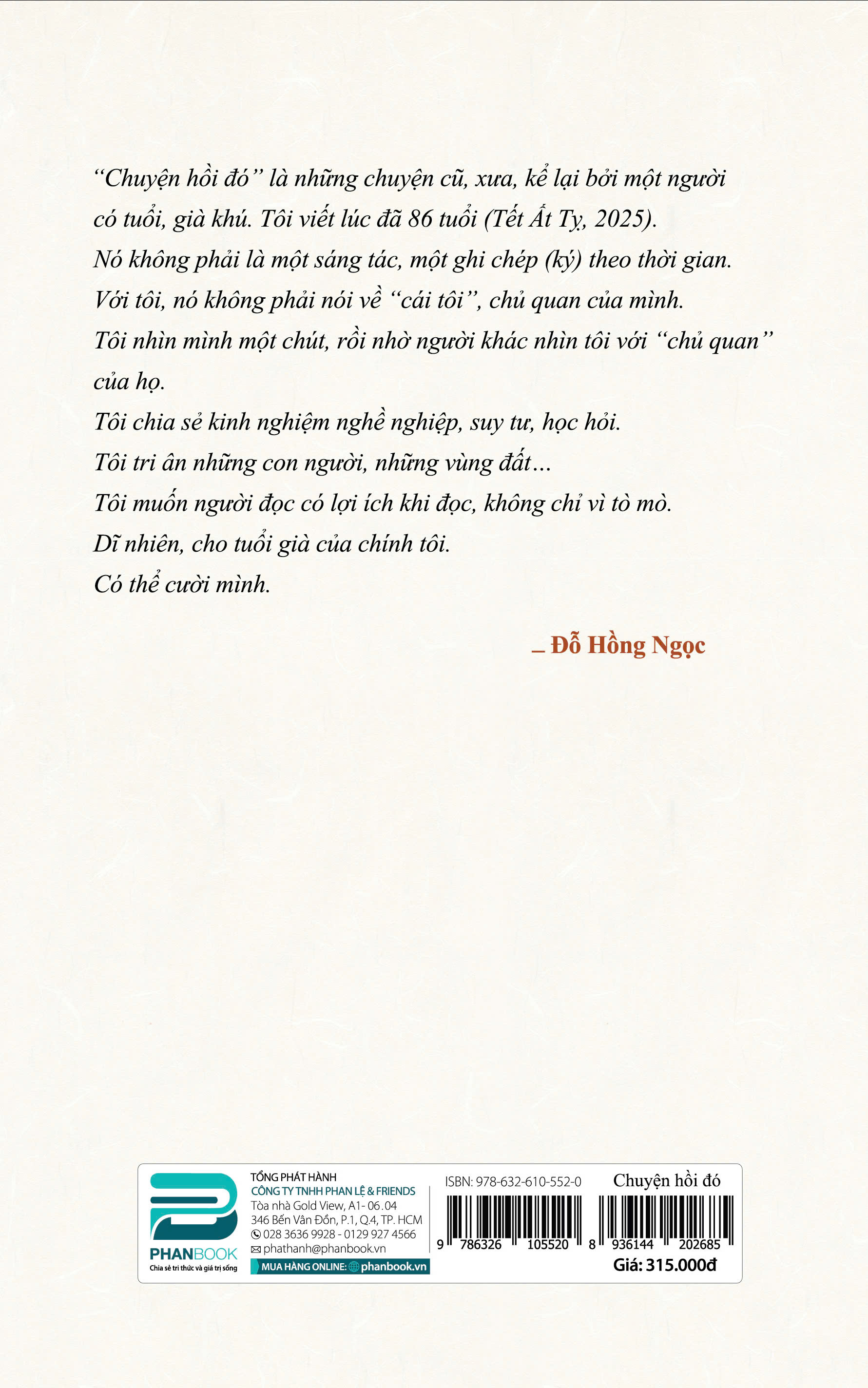 Chuyện Hồi Đó - Đỗ Hồng Ngọc