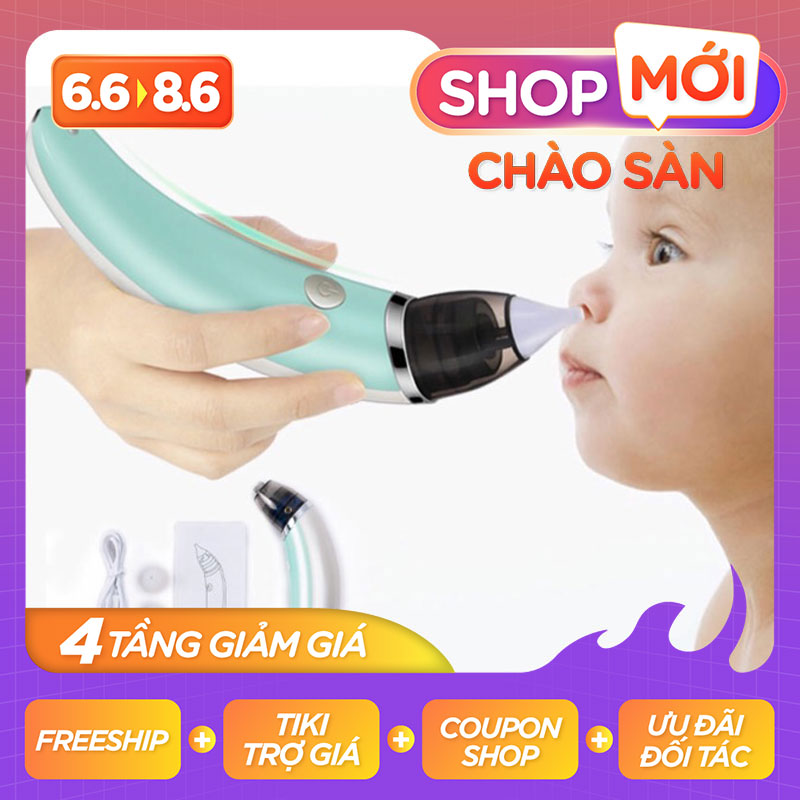 Máy Hút Mũi Cho Bé - 5 Chế Độ, Đầu Hút Silicon