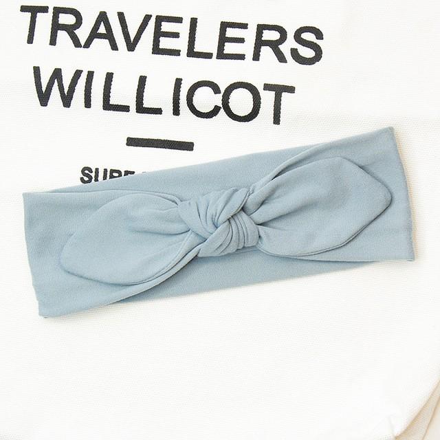 Turban - băng đô nơ xinh xắn cho bé gái chất vải cotton mềm mịn, co giãn 4 chiều size từ 0 đến 3 tuổi