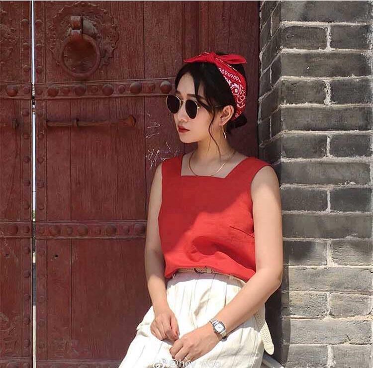 Khăn bandana khăn turban cotton đa năng size 55cm