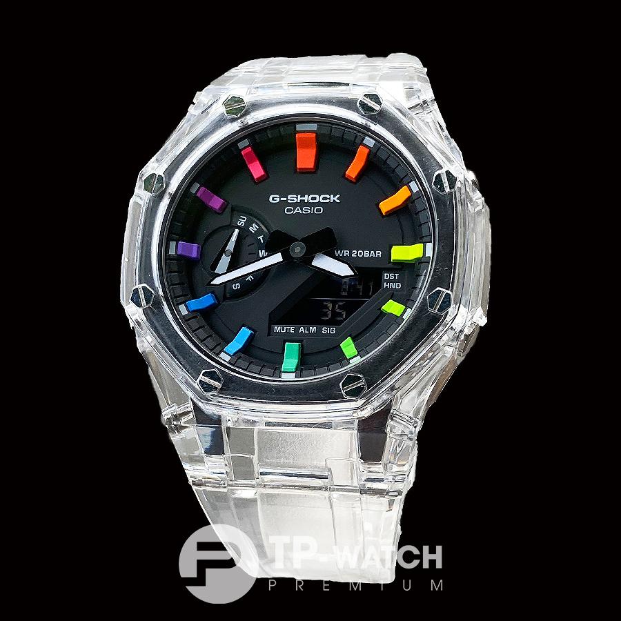 Đồng Hồ Nam Dây Nhựa Casio G-Shock GA-2100SKE-7A AP CUSTOM SKELETON x RAINBOW ROYAL OAK (SPECIAL)