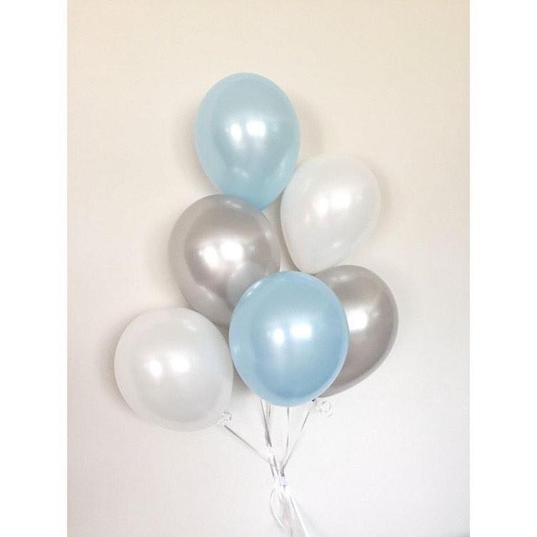 Bong bóng sinh nhật thái lan nhũ tròn 10'' bịch 10 chiếc màu như ảnh