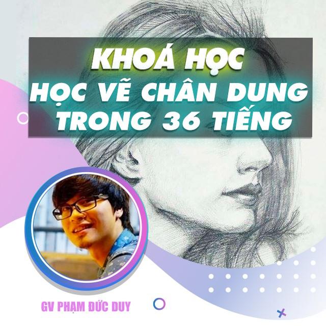 Khóa học THIẾT KẾ - ĐỒ HỌA - Học vẽ chân dung trong 36 tiếng