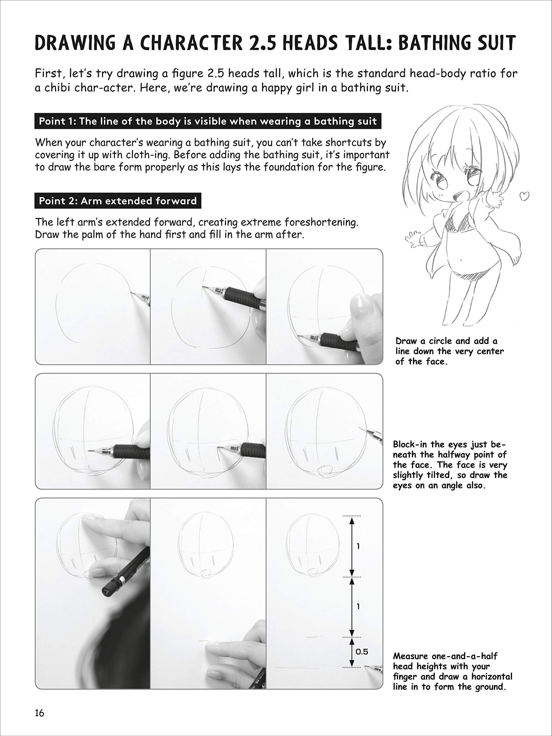 Beginner's Guide To Drawing Manga Chibi Girls: Create Your Own Adorable Mini Characters (Over 1,000 Illustrations)