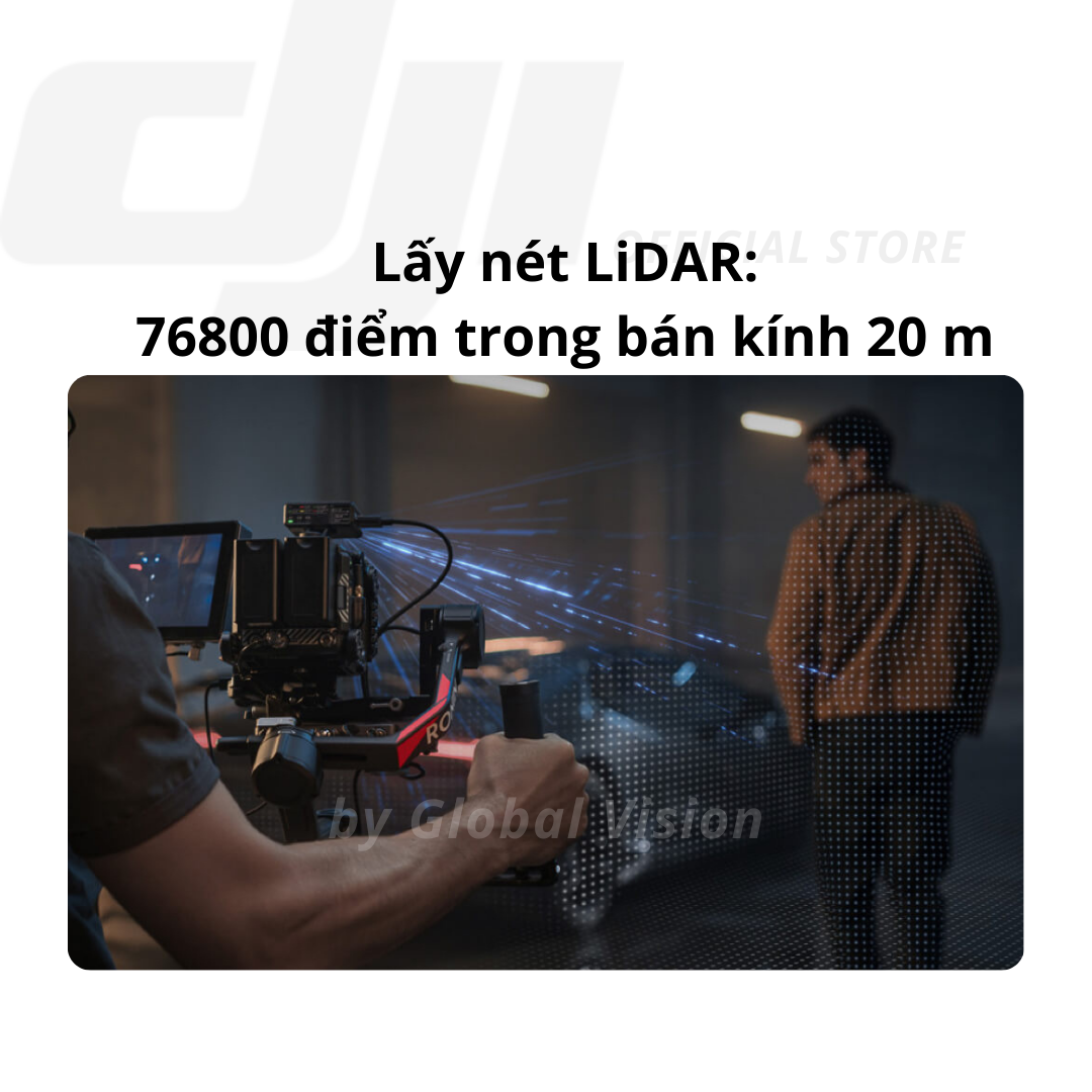 Gimbal máy ảnh DJI RS 4 PRO chống rung cho camera DSLR và Mirrorless tải trọng 4,5kg, quay dọc linh hoạt (DJI RS 4 PRO) - Hàng chính hãng