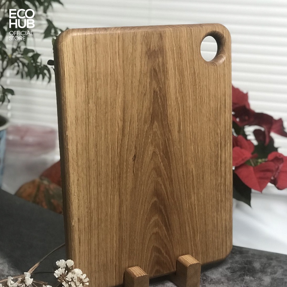 Thớt gỗ decor, thớt gỗ Sồi nguyên tấm cao cấp
