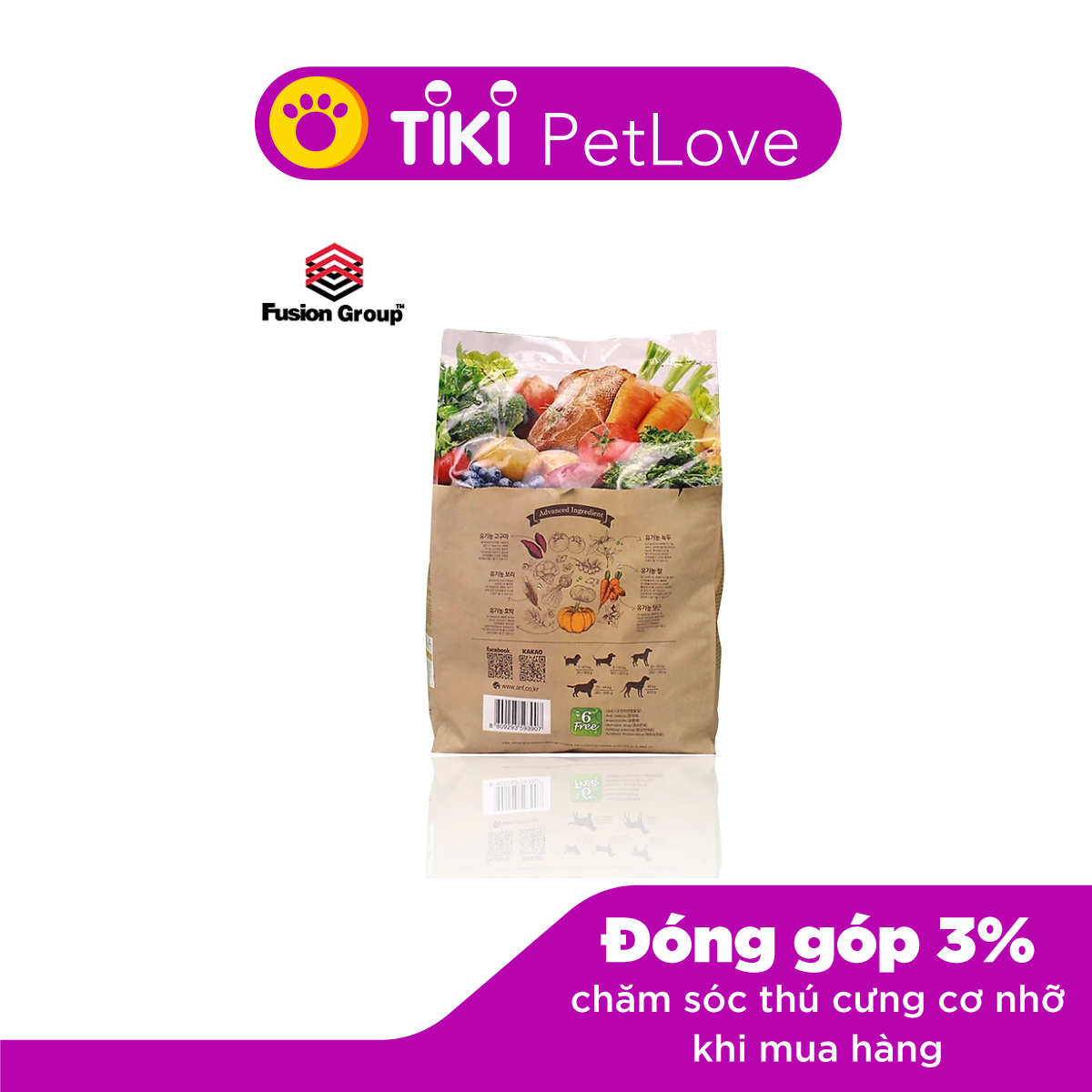 - Thức ăn hạt cho chó ANF 6FREE vị vịt 6KG nhập khẩu Hàn Quốc