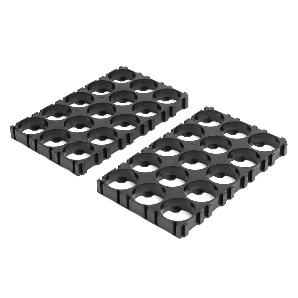 4/2 Cái Giá Đỡ Pin 18650 15/20 Lưới Giá Đỡ Pin Nhựa Hình Trụ Phát Xạ Pin Giá Đỡ Giá Đỡ Cho Gói DIY Màu Sắc: 2 Cái 15 Lưới