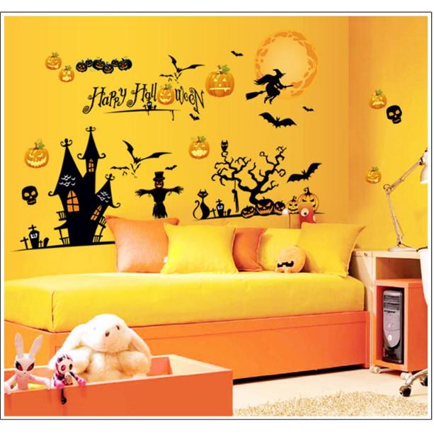 Decal trang trí tường - Lễ Hội Halloween 04
