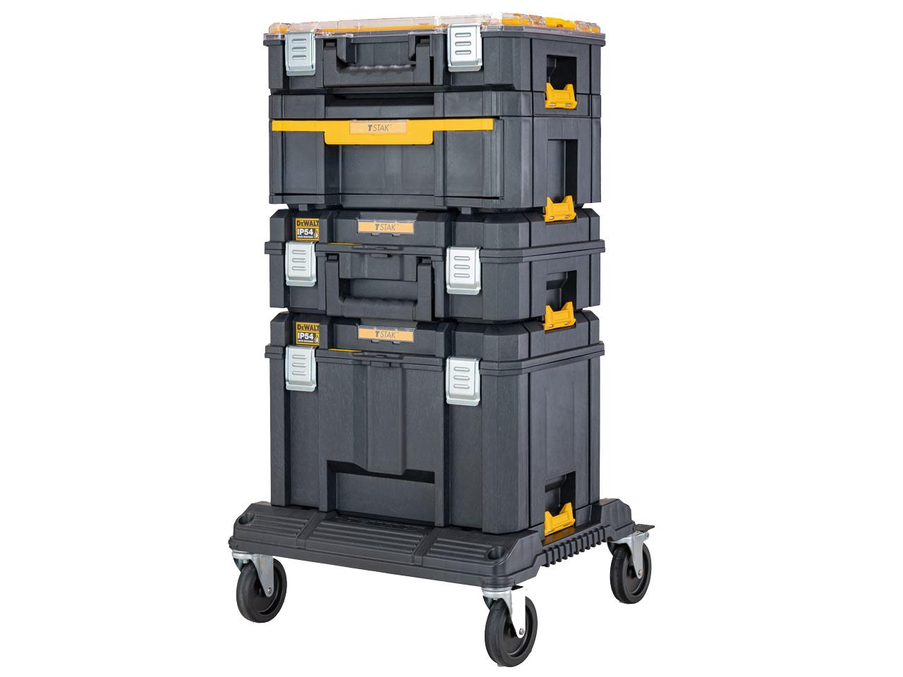 THÙNG ĐỰNG ĐỒ NGHỀ 5 NGĂN TSTAK (450X490X940)MM DEWALT DWST83412-1 - HÀNG CHÍNH HÃNG