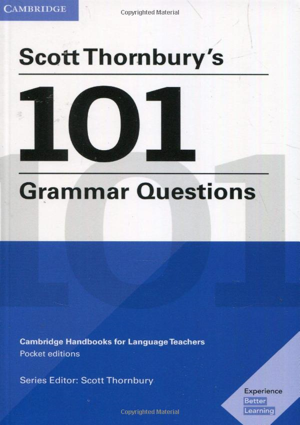 Hình ảnh Scott Thornbury's 101 Grammar Questions Pocket Editions: Cambridge Handbooks For Language Teachers