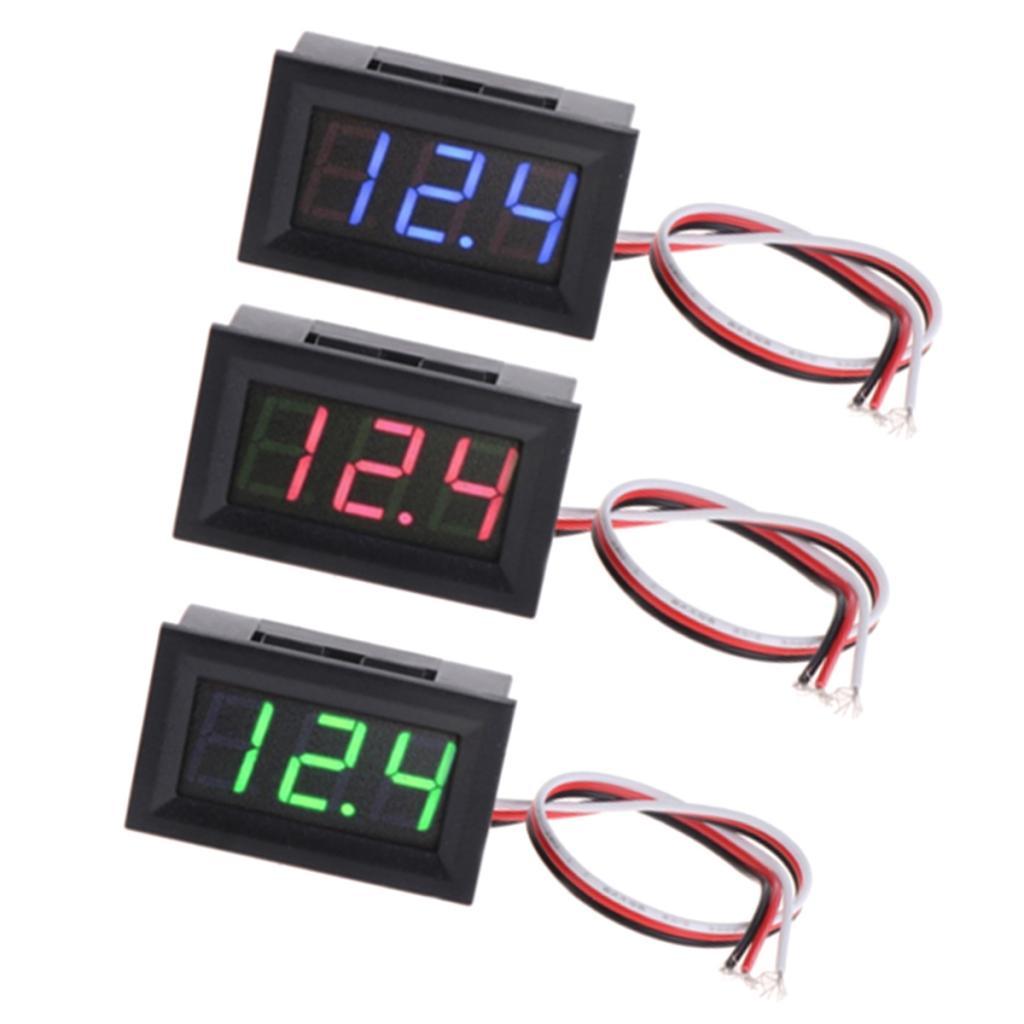 0.56 Inch DC 5V - 120V Mini Digital Voltmeter Voltage Meter