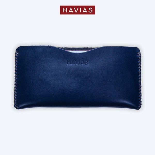 Ví da Opmo Handcrafted Wallet HAVIAS - Xanh Navy