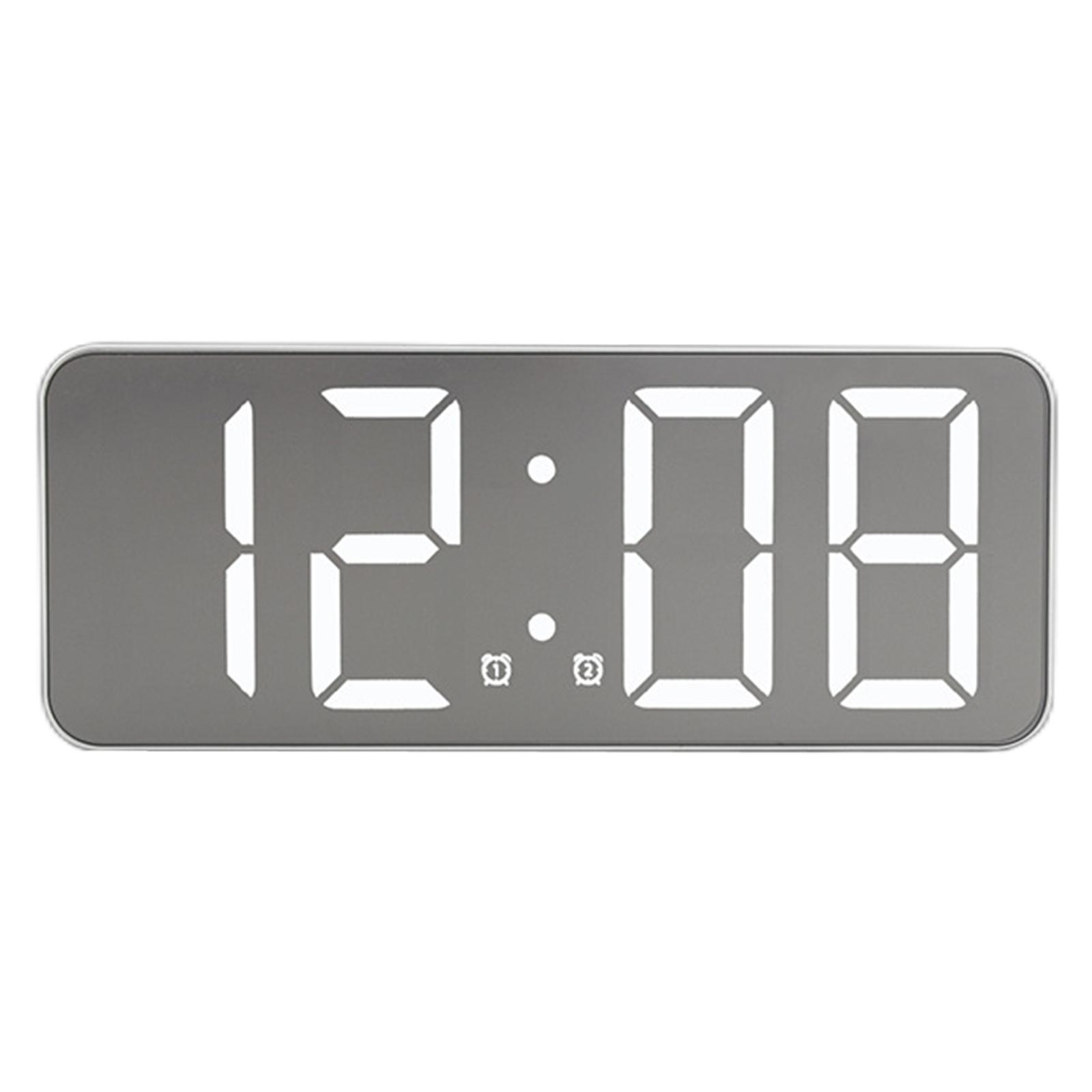 Desktop Clock LED Digital Clock Large Screen Display