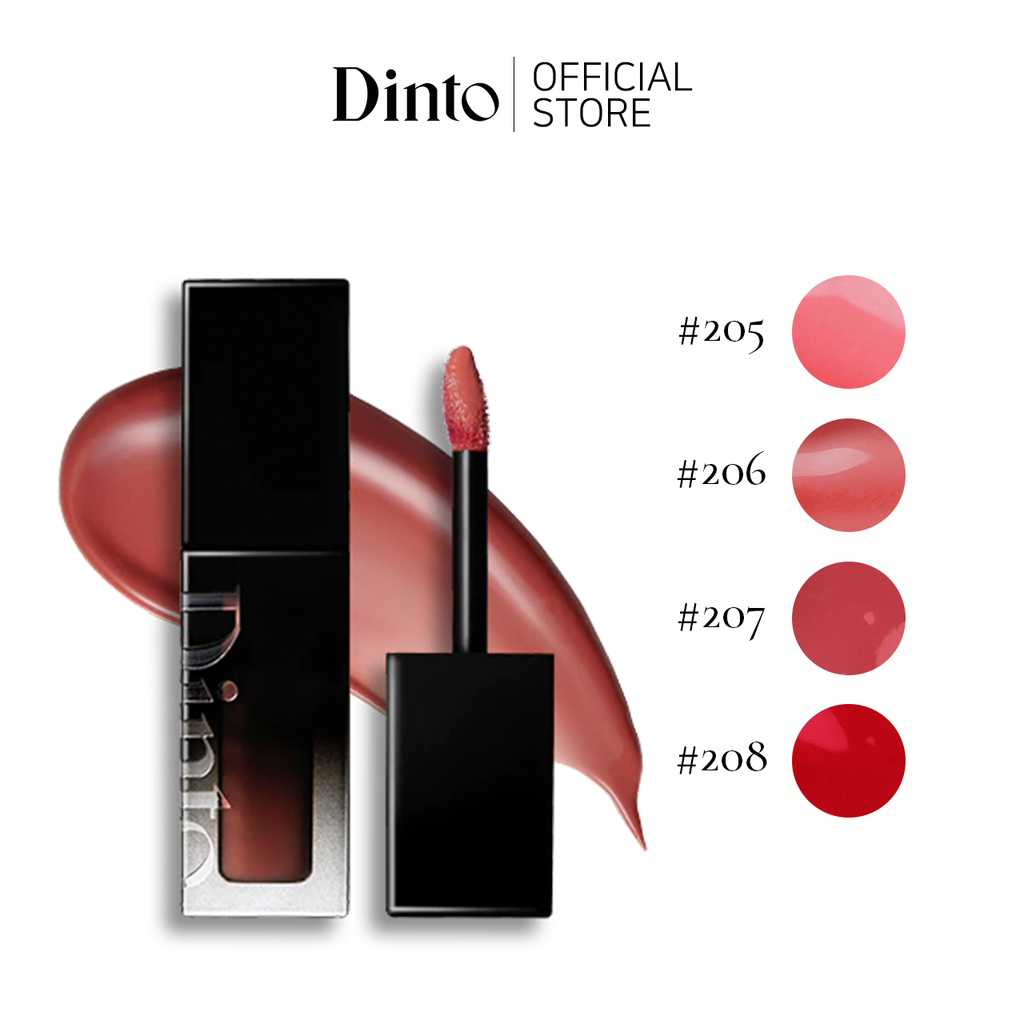 Son Tint Bóng Thuần Chay DINTO Blur-Glowy Lip Tint 12 màu