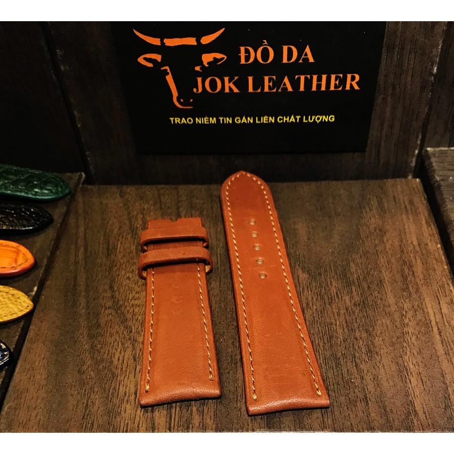 Dây DA Đồng Hồ Da Bò Jok Leather màu da bò