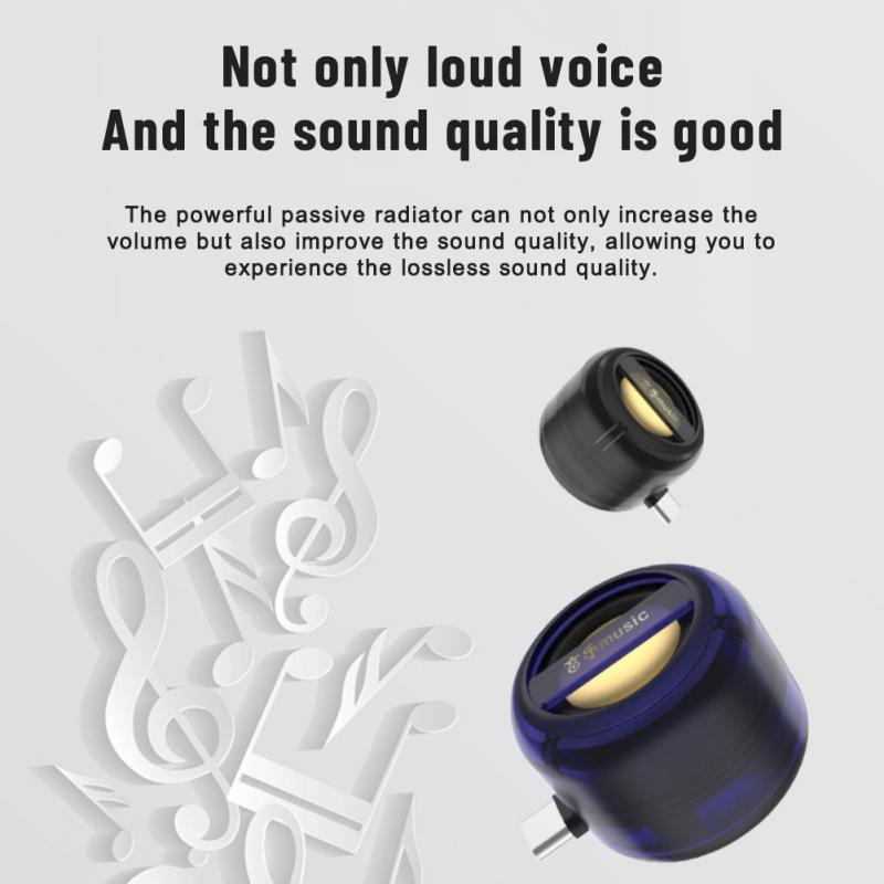 1 Máy Tính Trong Dòng Loa Nhỏ Loại C Điện Thoại Di Động Máy Nghe Nhạc Mini Đa Năng Âm Thanh Di Động Bán Buôn Loa Siêu Trầm Bên Ngoài Không Dây Color: A03