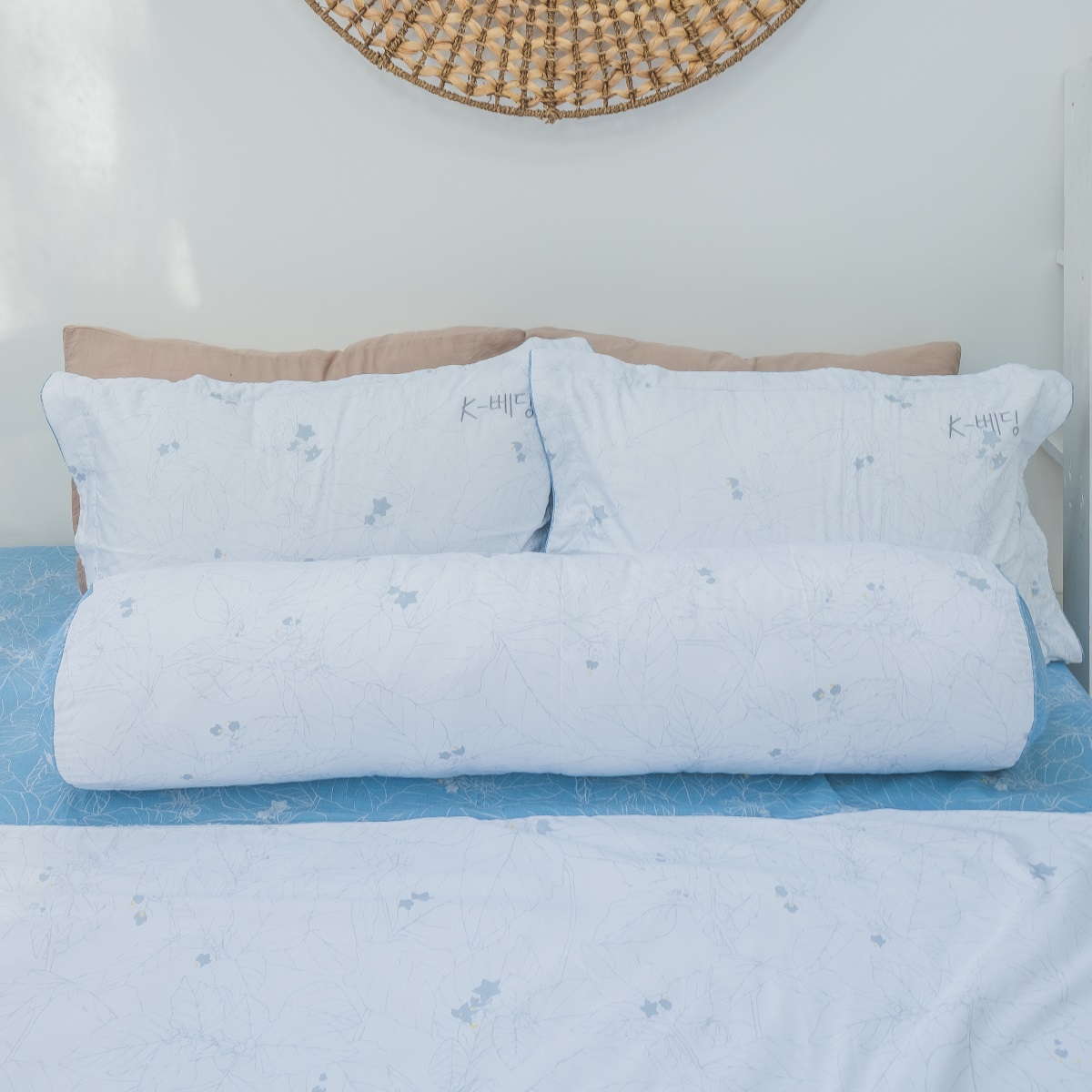 Cặp Vỏ Gối Nằm K - Bedding Microtencel Họa Tiết 4565Cm - Kmtp106