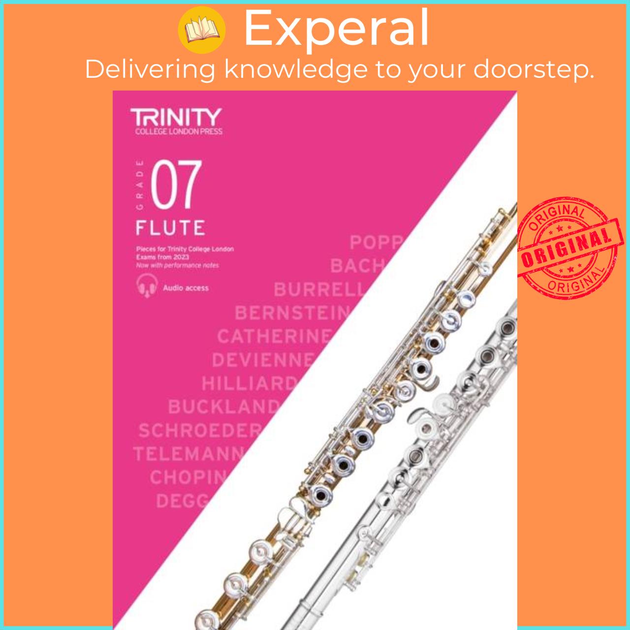 Sách - Trinity College London Flute Exam Pieces from 2023: Grade 7 by Trinity College London (UK edition, paperback)