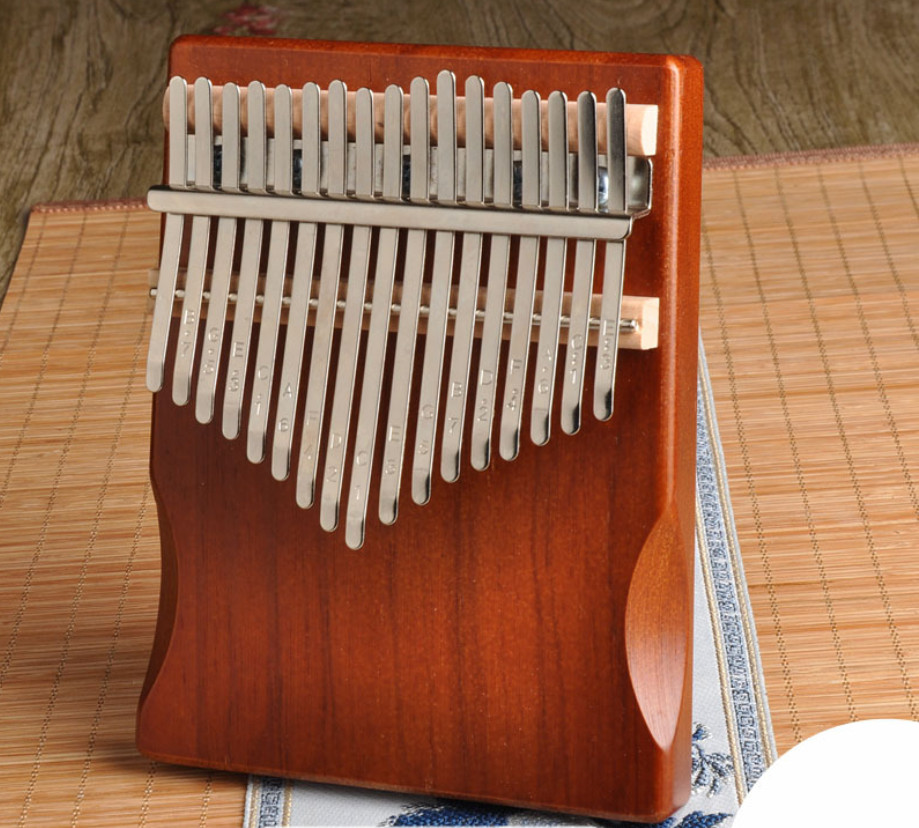 Đàn Kalimba 17 phím gỗ nguyên khối Mahagony PJLIM72