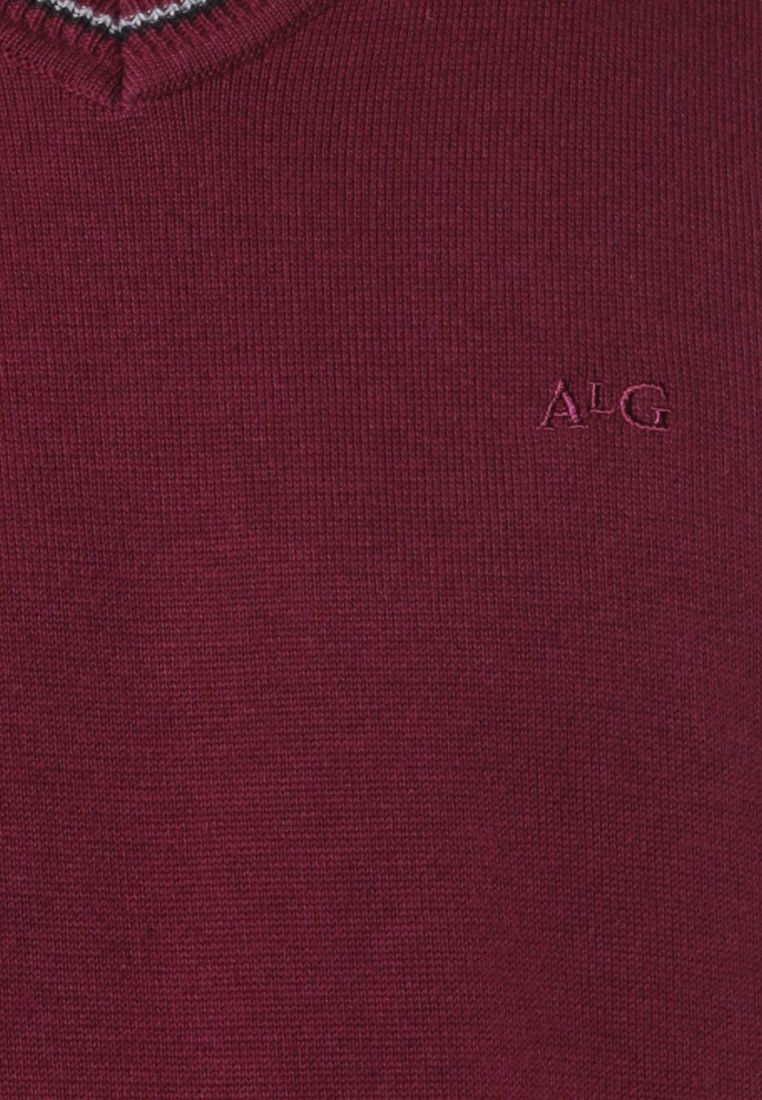 Áo len gile Aligro màu nâu đỏ ALENGL015